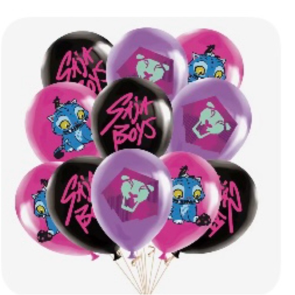 By HUNTR/X 4set Saja Boys birthday party set golden